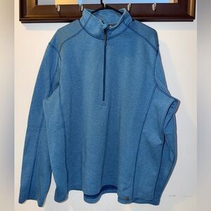 L.L. Bean Men's Zip-Up Sweater in Blue
